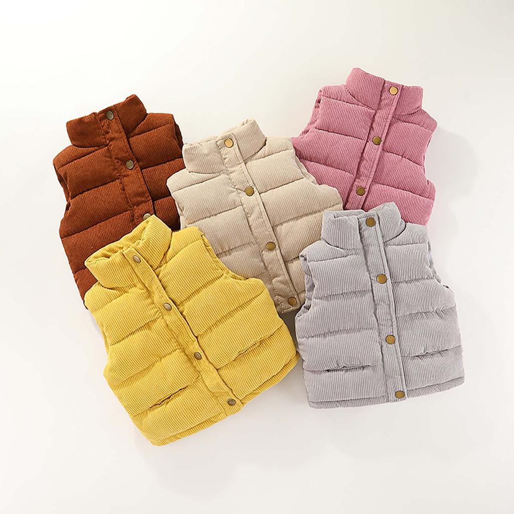 Kids' Vest - Thickened Sleeveless Jacket