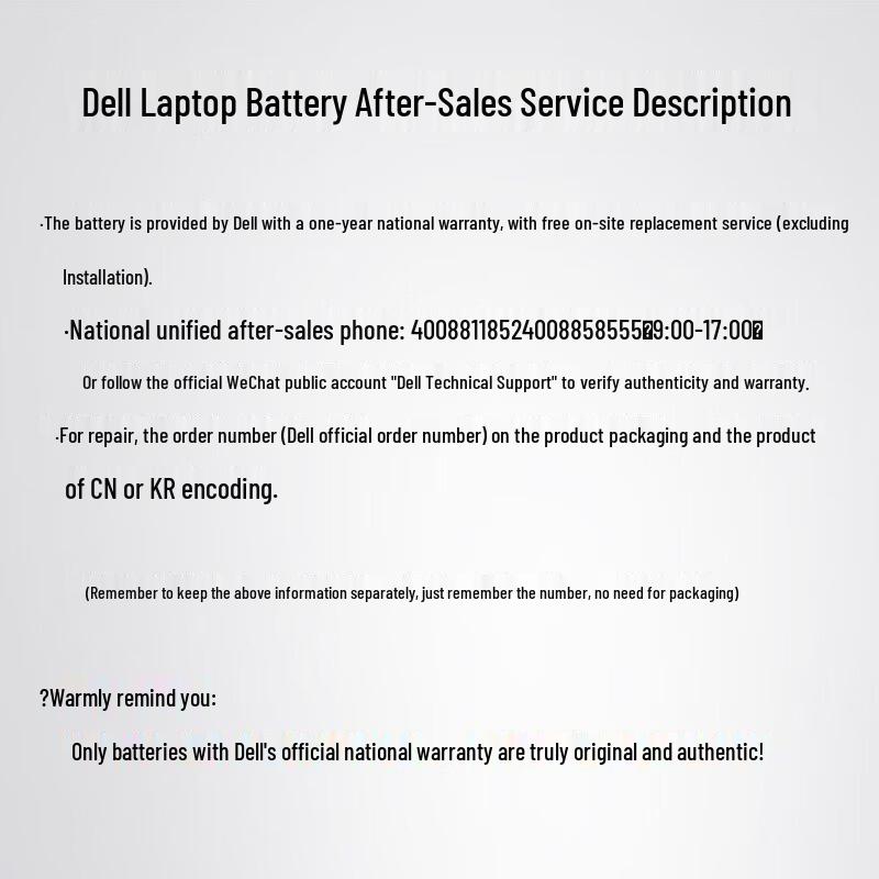 Dell Original GRT01 Laptop Battery