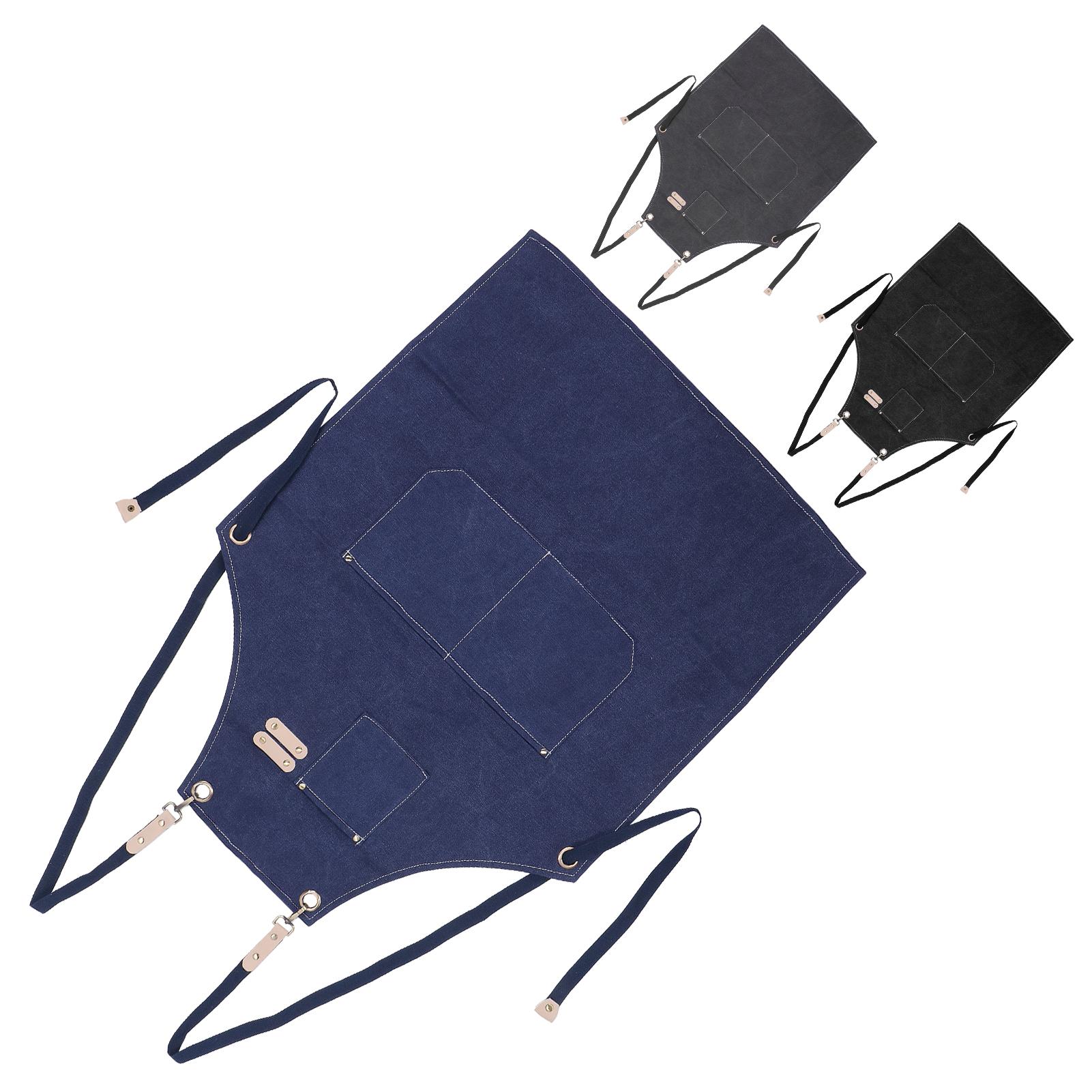 Фартук из хлопкового полотна с регулируемой спинкой — фото 5