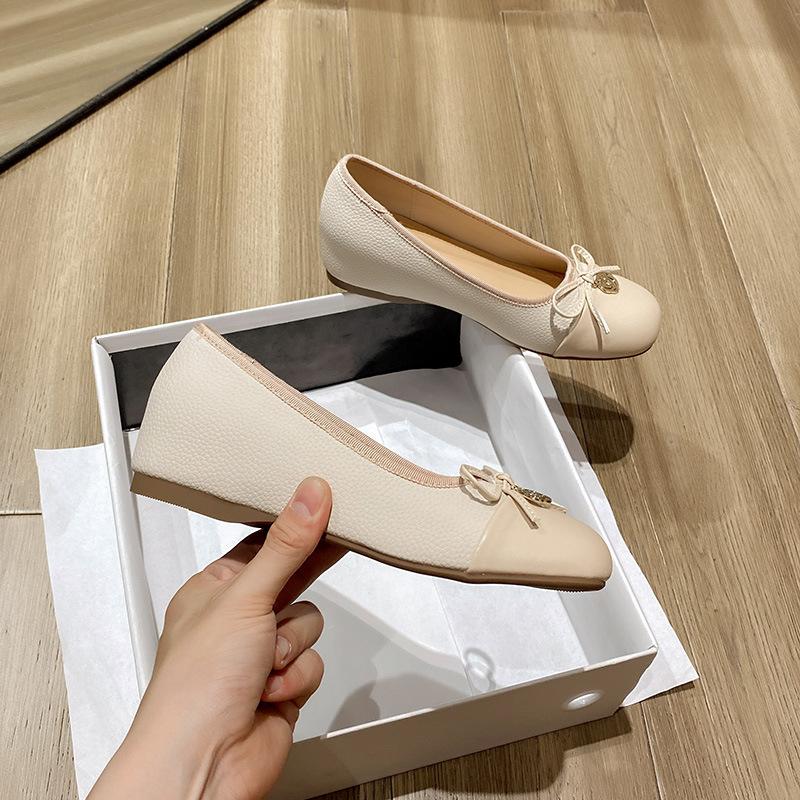 

Small size 33 soft sole color matching single shoes ladyshoes spring and autumn grandma inner height increase Mary Jane casual women s shoes 39