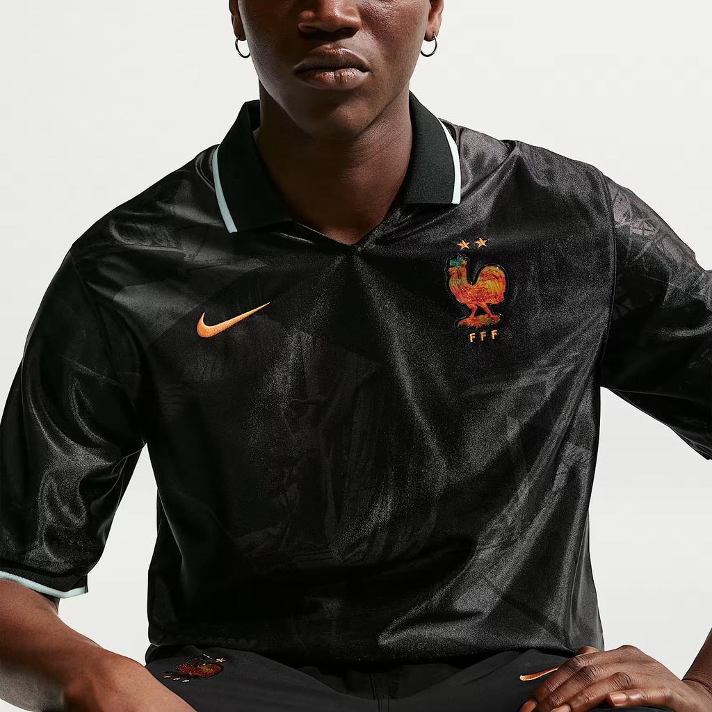 Nike France Energy Jersey Anthracite/Igloo/Metallic Men Tops Black IH1867060