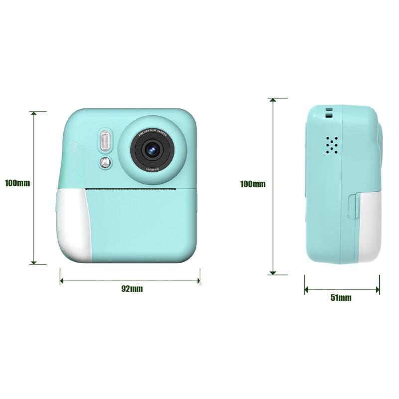 Childrens Digital Camera Set with Printing and for Easy Photo Transfer PC Safe Design