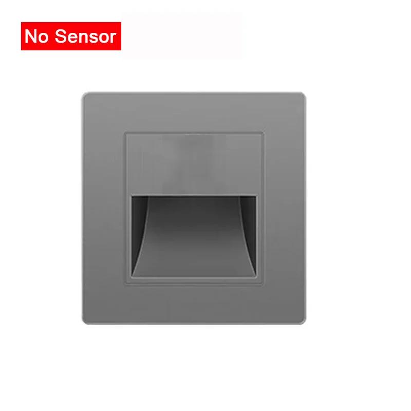 PIR Motion Detector Light Sensor Led Lights AC 110V-240V Recessed Staircase Bedroom Wall Lamp Led Night Light