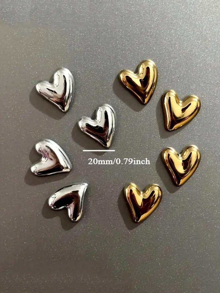 5Piece Heart Shaped Refrigerator Magnet Set Vintage Colorful Refrigerator Magnets Po Wall Magnets Office Decoration Magnets