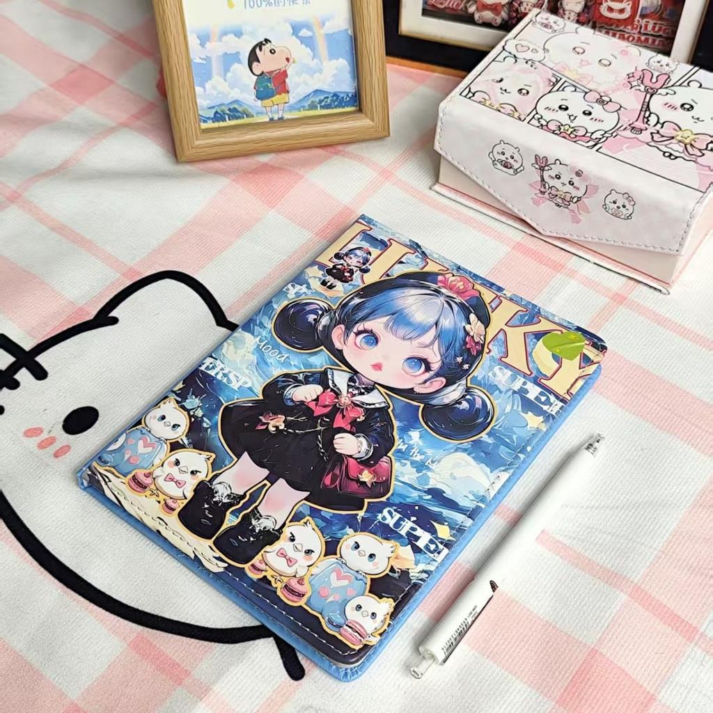 A5 Series Soft Leather Notebook High Value Thickened Color Page Handbook