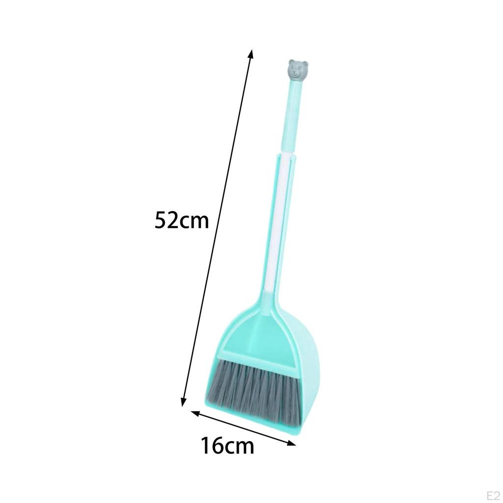Children Cleaning Broom Dustpan Set Kids Valentines Day Gifts Toddlers Toys for Age 2~5