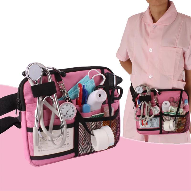 Nurse Fanny Pack Multi Pocket Waist Organizer Belt with Adjustable Waist Strap Nurse Waist Pouch Organizer Pouch Portable New