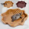 Hoge Kwaliteit Schildpad Baden Badkuip Reptielen Zwembad Grote Schildpad Voerbak Waterbak met Handige Badhelling Aquarium Decoratie voor Hagedis Gecko Slang