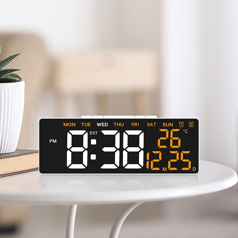 New Clock Multi Function Electronic Clock Simple LED Digital Clock USB Output Bedside Clock