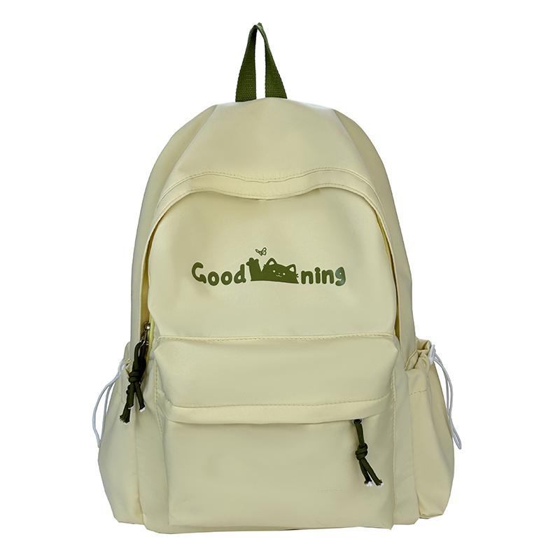 Junior School Sstudent Schoolbag Women Campus Backpack Print Large Capacity Backpack