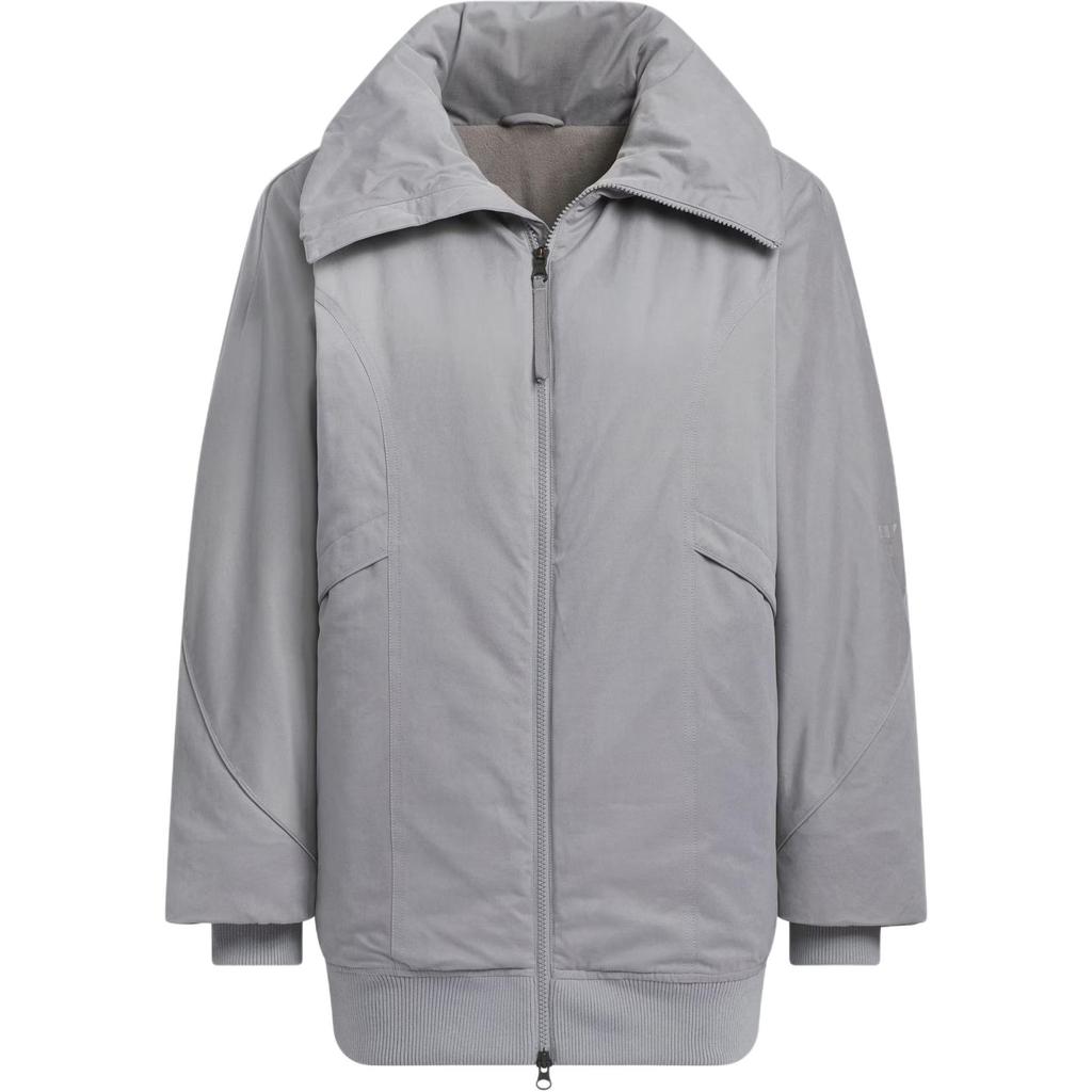 Adidas Fustl W P Jkt3 Comfortable Warm Sports Casual Cotton Jacket Women Jackets Gray JM6199