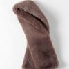 LALA Winter Fur Scarf - Cocoa