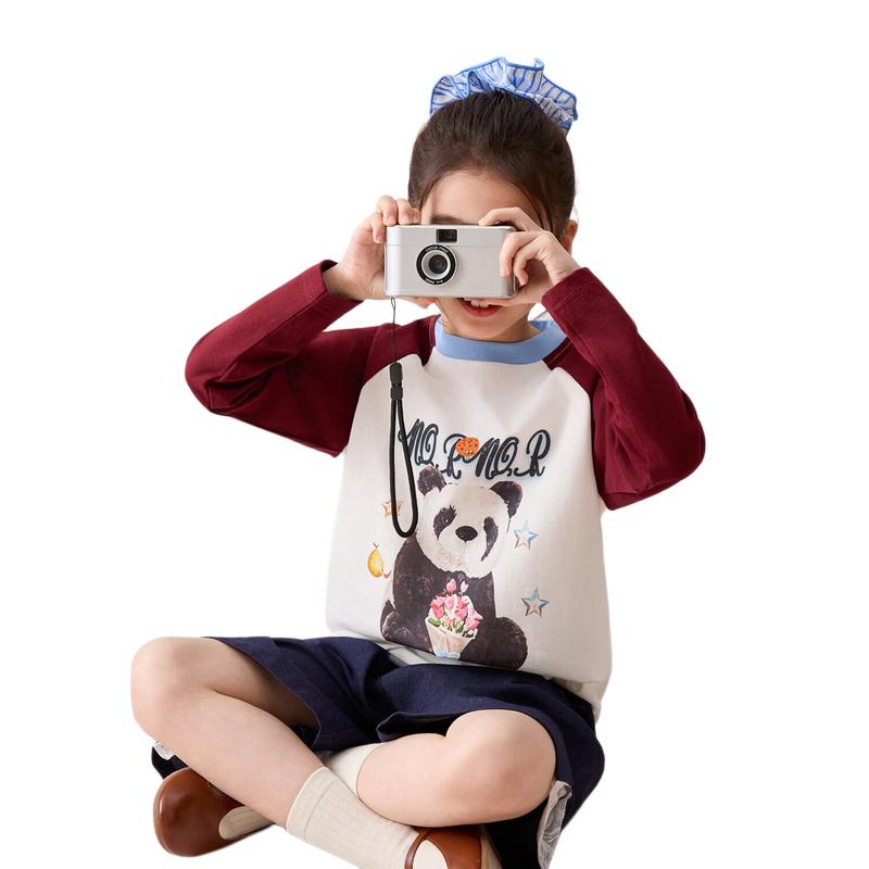 LUSON Girls Cartoon Long-Sleeve T-Shirt 160