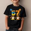 Kids Summer T-shirt Boys Girls Sport Number Print Top Casual Short Sleeve Wear