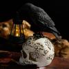 Vintage Halloween Resin And Figurine – Spooky Desktop Decoration For Haunted Holiday Ambience