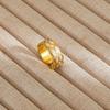 1Pcs Stainless Steel Ring Set with Zirconia, Metal Style Finger Ring, Index Finger Ring