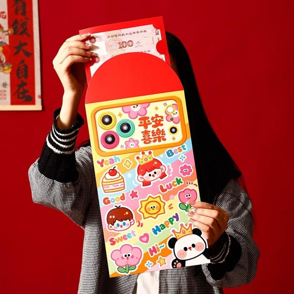 Chinese Style New Year Money Envelope Traditional Lucky Red Pockets Marriage Occasion