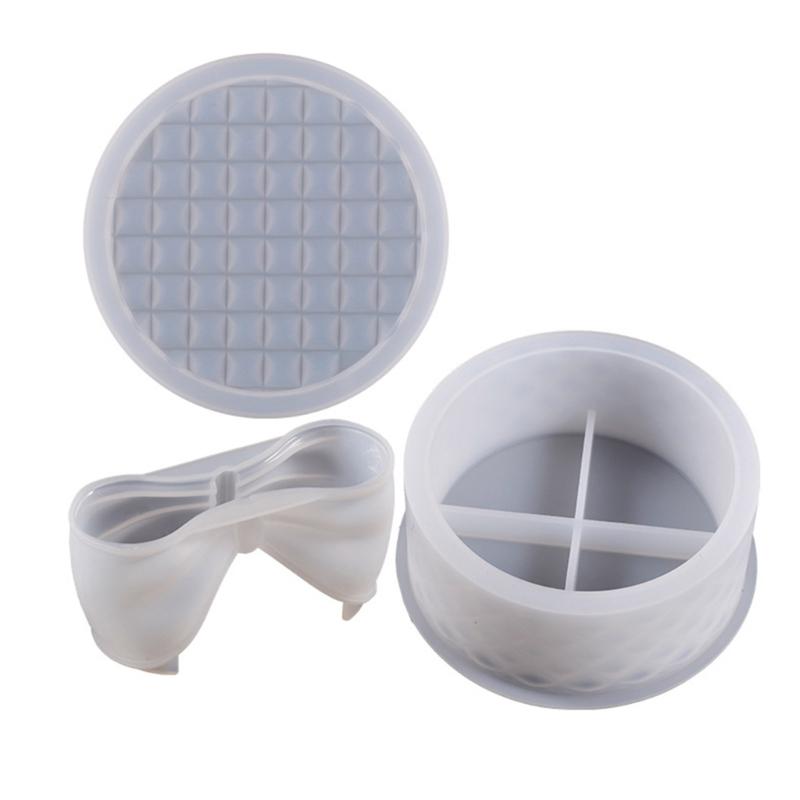 Storage Box Molds,Silicone Resin Box Molds,Storage Container Epoxy Mold Silicone for Resin Casting,Jewelry Box DIY Craft