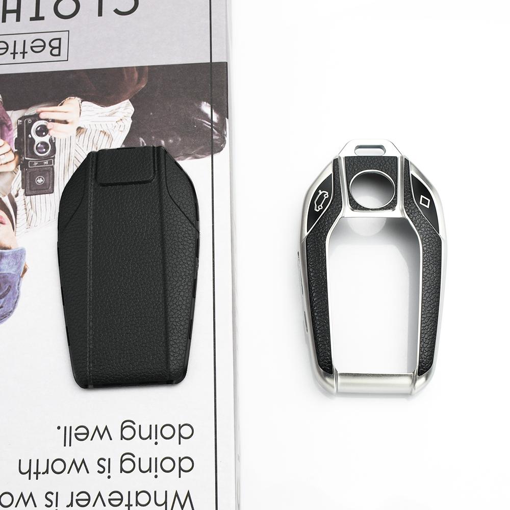 For BMW 5 7 Series I8 I12 I15 G01 G02 G05 G07 X3 X4 X5 X7 G11 G12 G30 G31 G32 LED Display Auto Shell Car Key Case Holder Cover