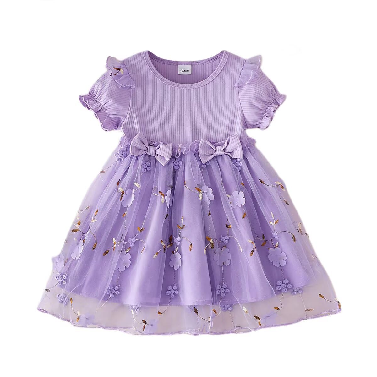 

Kuhvvse Tulle Dress for Baby Kids Perfect for Kindergarten Entrance and Sizes 80 Girls, Long/Short Sleeve, Dress, Dress, Ceremonies, Graduations,