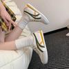Flat-bottomed Forrest Gump Training Shoes Women's Shoes 2025 Summer New Shoes One-pedal Lazy Sports Shoes Versatile Canvas Shoes
