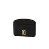 Dcho6e150bk [azella] Porte-cartes Noir Dd Logo Cuir de Vache