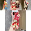 Girl Keychain Pendant With Resin Material For Car And Bag Decor