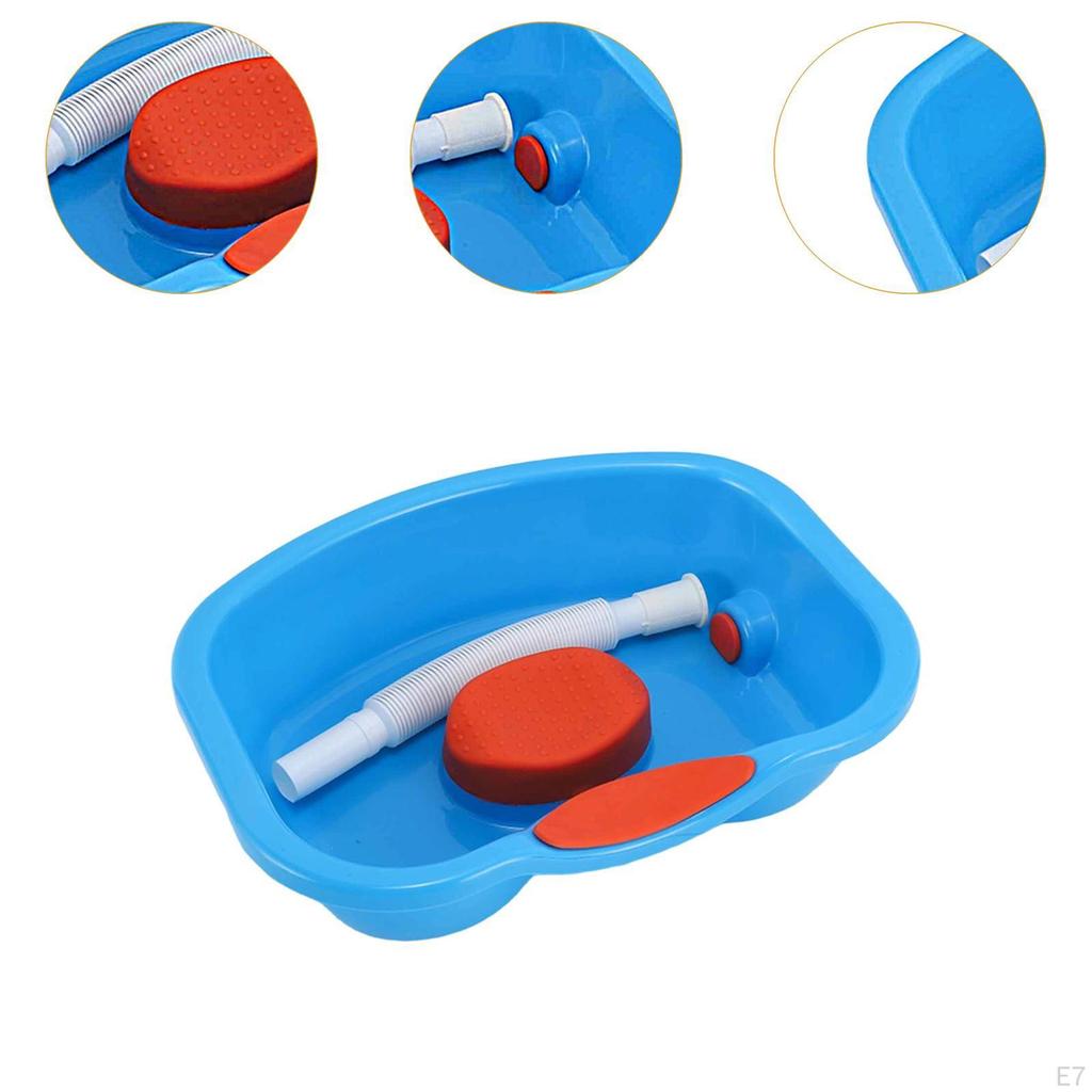 Hair Washing Basin Wash Tub Lightweight Smooth Edge Tray Shampoo Bowl for Bedroom Salon