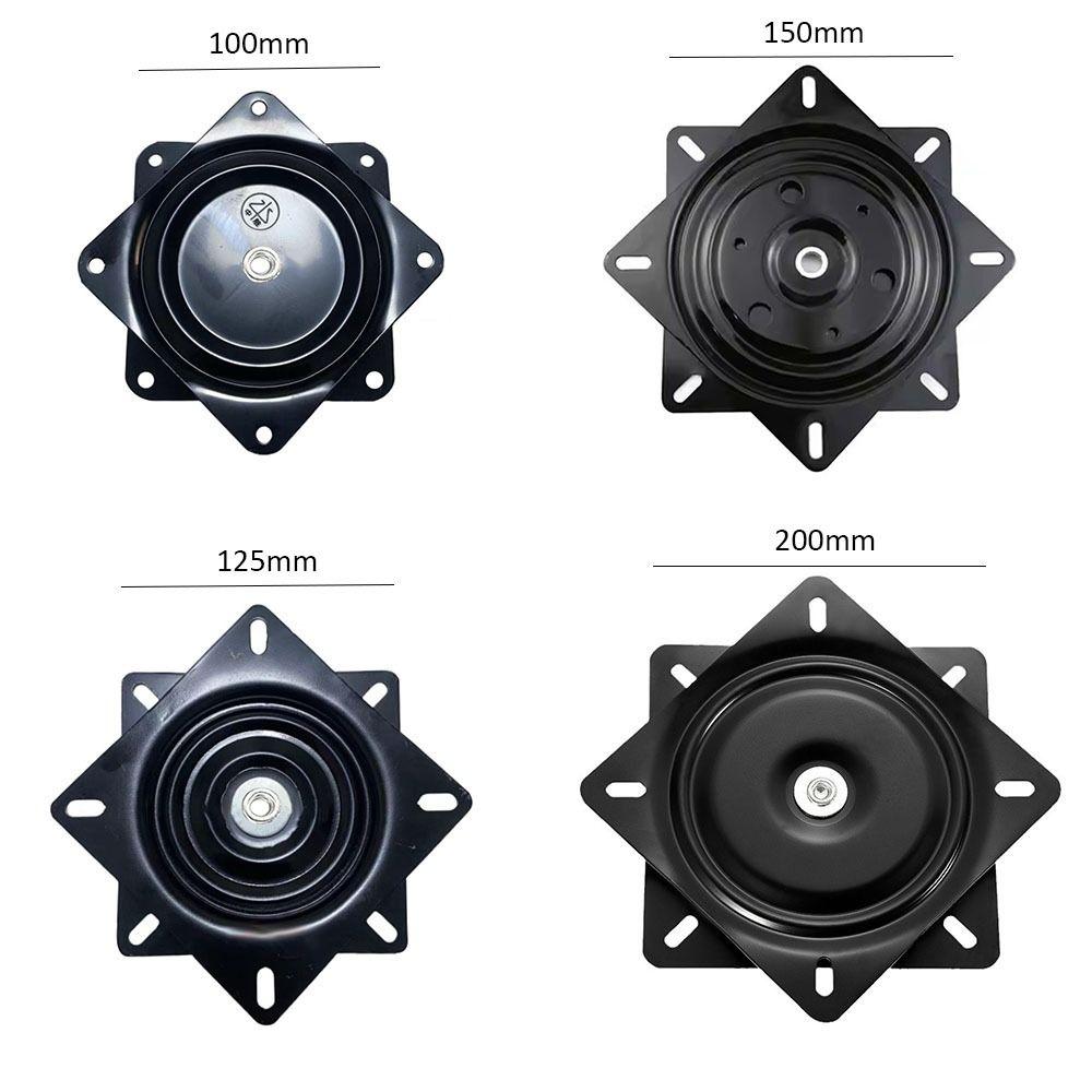 360° Rotation Bar Stools Swivel Plate Sturdy Easy Installation Steel Swivel Platform Universal Flat Boat Seat Mount Bracket
