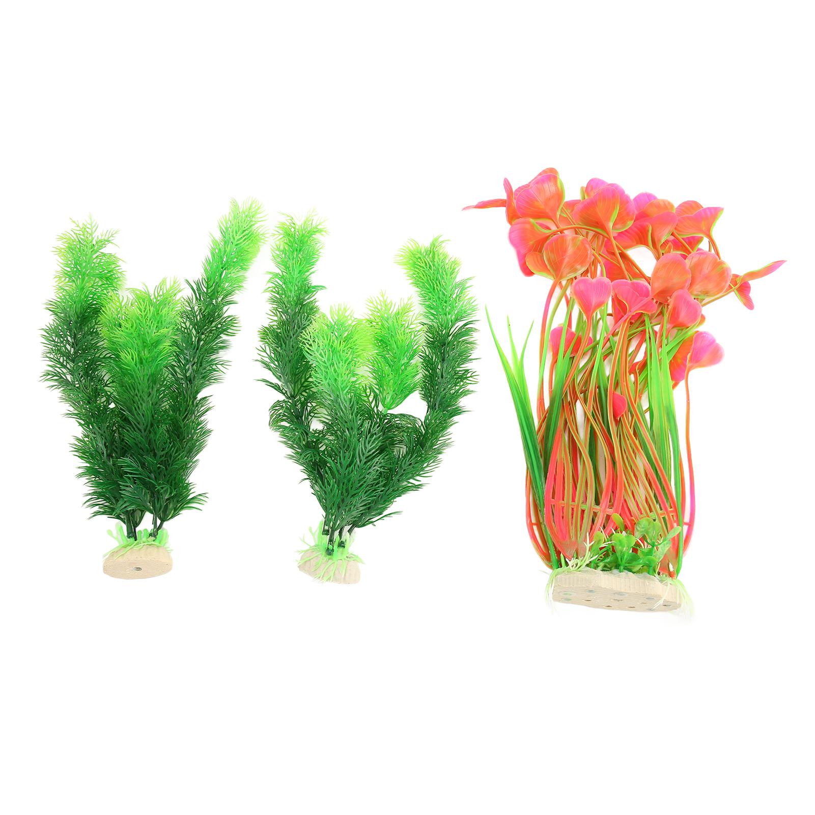 Аквариумные растения украшение искусственные реалистичные красивые растения для аквариума орнамент для подводного