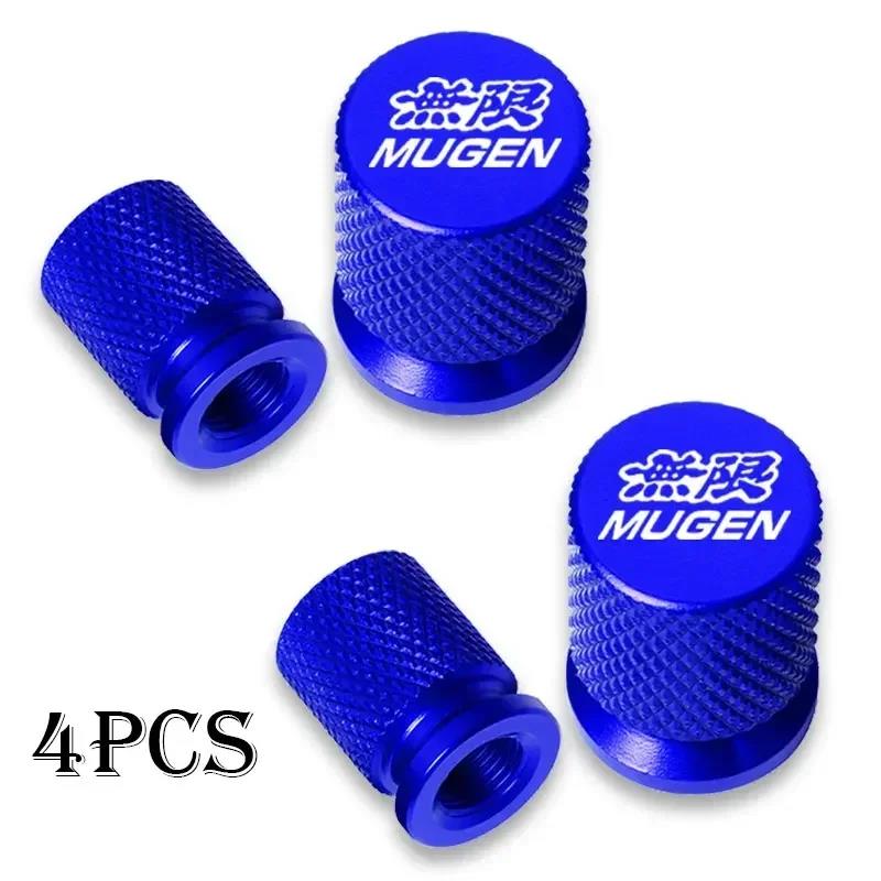 4Pcs Car Wheel Tire Valve Caps Tyre Stem Covers Airdust Waterproof For Honda Mugen CB400 CB650F CBF CBR250RR CRF SH300 NC750 Stem Caps1