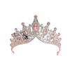 Children's Rhinestone Princess Crown Hairband - Bridal Headpiece & Korean-Style Headwear for Girls