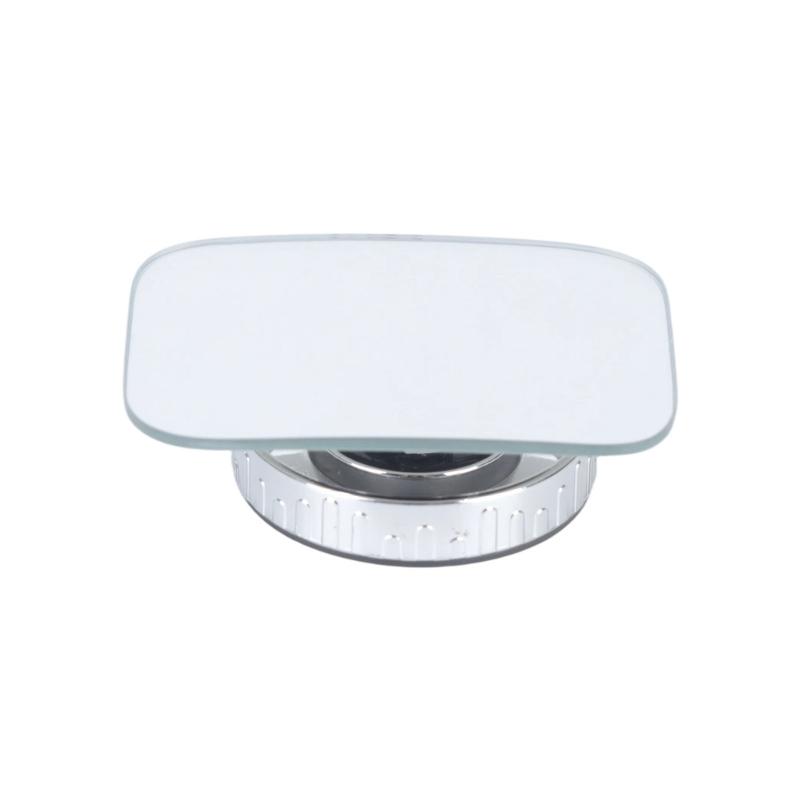 Traffic Check Auxiliary Mirror Set for Cars, Suction Cup Mount, Adjustable Base, 2 Mirror Viewing Support for Reversing Use