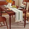 Style Table Runner Color Block Design Easy to Clean Table