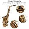Eb Alto Saxophone Brass Lacquered Alto Sax Wind Instrument with Carry Case Gloves Straps Cleaning