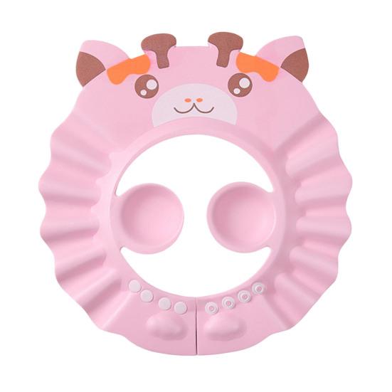 Baby Shampoo Cap Adjustable Safe Shower Bathing Cap Hair Washing Visor Hat