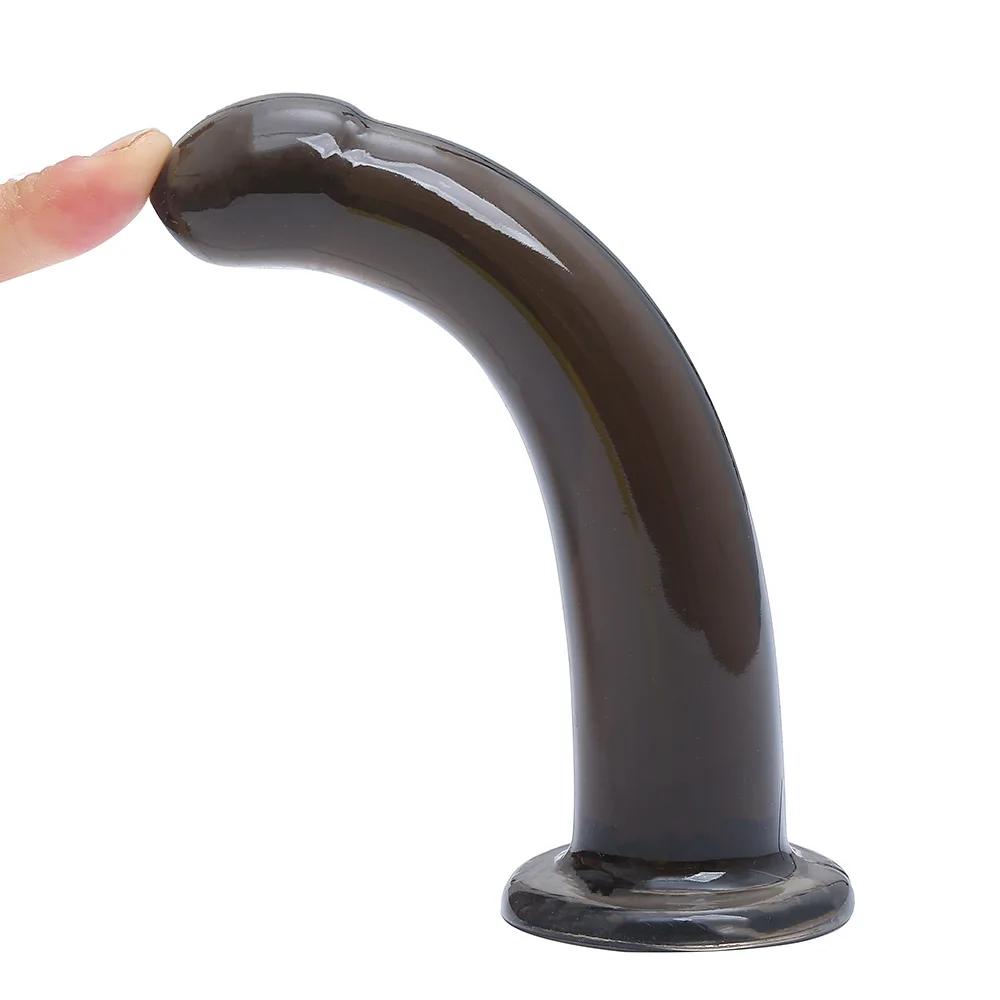 Transparent Anal Plugs Smooth Dildo Prostate Butt Plug Vagina Masturbation Anus Dilator Anal Sex Toys for Woman Man Sex Products