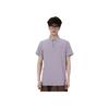 Li-Ning Fitness Series Solid Color Comfortable Breathable Versatile Casual Short Sleeve Polo Shirt Men Tops Lobster-Purple APLU151-3