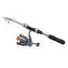 Fishing Pole Kit Carbon Telescopic Portable Durable Lure Rod Set with Fishing Reels Fish Bait for Beginner Professional