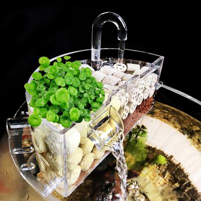 Aquarium Filter Kleine Wasserfall Zirkulierende Wasser Reinigen Stumm Wasser Zirkulation Reiniger Aquarium Box Filter Aquarium Lieferungen