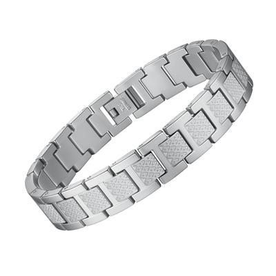 New Jewelry Premium Alligator Pattern Stainless Steel Bracelet Titanium Steel Bracelet Black