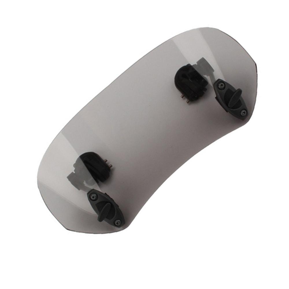 1Pc Transparent/Gray Universal Motorcycle Windshield,Motorcycle Windshield,Adjustable Spoiler Clip On Windshield Deflector