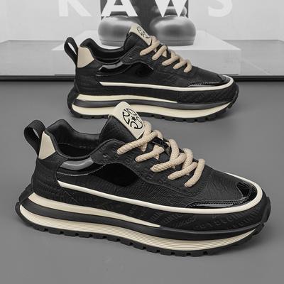 Kuaishou 2025 Spring Men's Shoes Breathable Sports Casual Dad Shoes Men's Trend Korean Shoes Forrest Gump Shoes