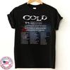Cold Band 25-jähriges Jubiläum Tour T-Shirt Volle Größen S-5XL TT624