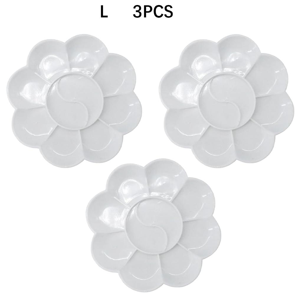 1-5pcs Painting Palette, 18 Wells Plastic Paint Tray Pallet Reusable Flower Paint Palette for Artists Acrylic Watercolor Oil