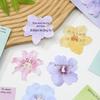 Brocade-Style Floral Sticky Notes: Cute, Fresh, Reusable, Irregularly Shaped Notepad Stickers