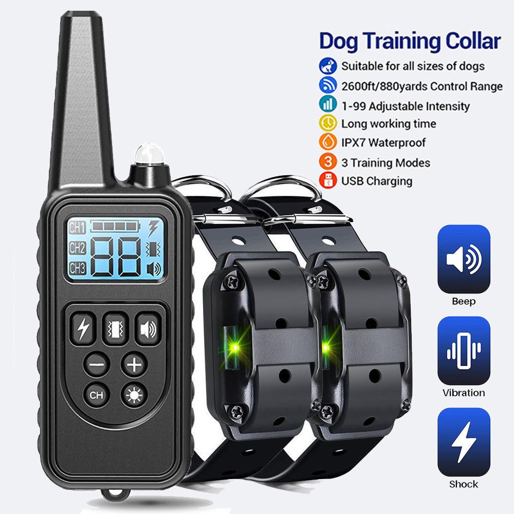 Waterproof Anti-Barking Shock Collar for Dog Training