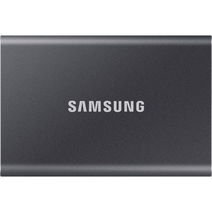 Samsung T7 Grey - External SSD - 1 TB - USB 3.2 - Read Speed Up To 1,050 MB/s
