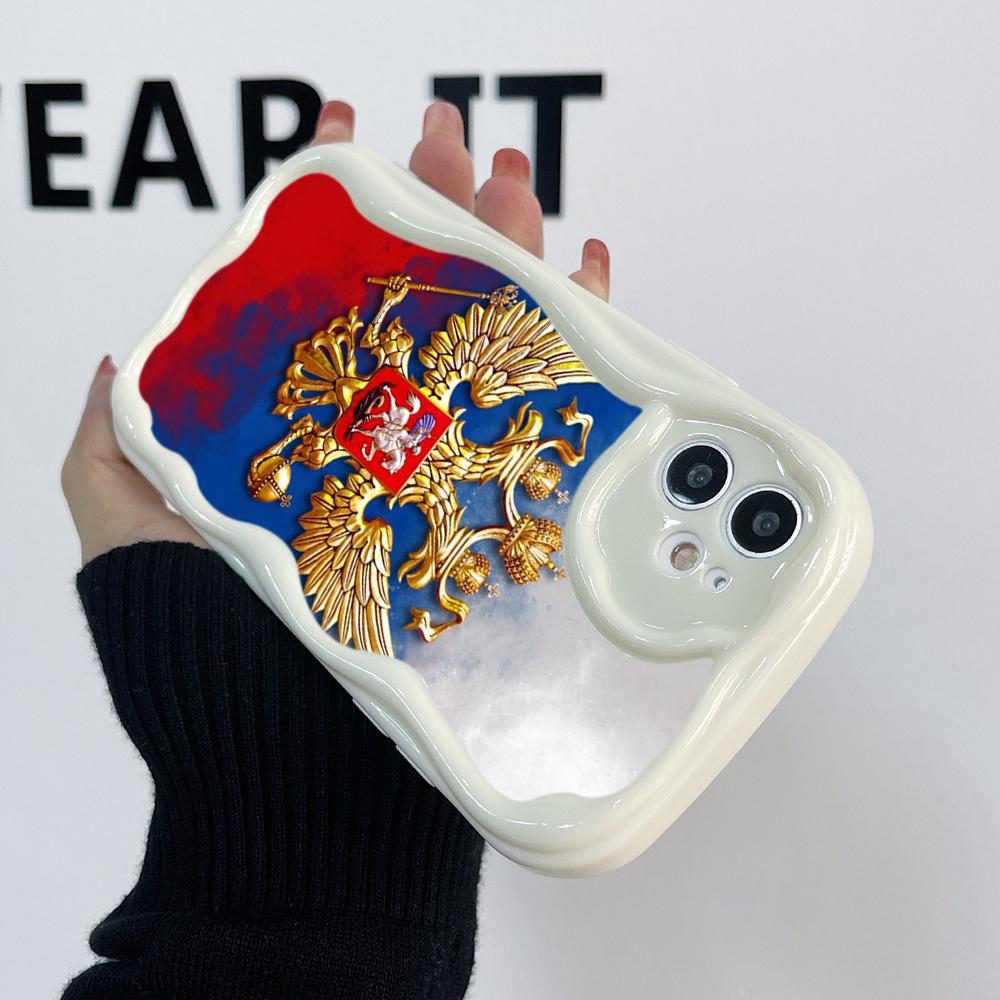 Ae96 Russia Emblem Flag Design Art Protective Phone Cases for Xiaomi Poco X5 F6 Redmi Note 13 12 11 Pro 13C 12C A3 Huawei Honor 90 Wave TPU Back Cover