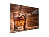 SKLENĚNÁ OCHRANNÁ DESKA NA KUCHYŇSKOU LINKU 70x52 WHISKY